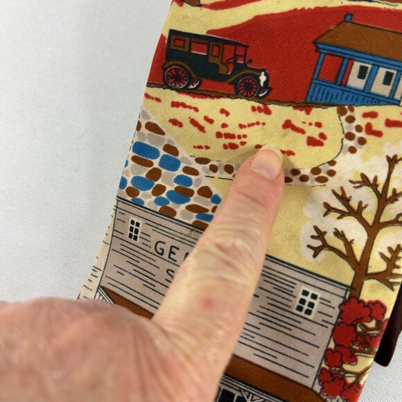 Vintage Creative Neckwear Novelty Necktie Tie General Store Grandpacore READ - Picture 7 of 10